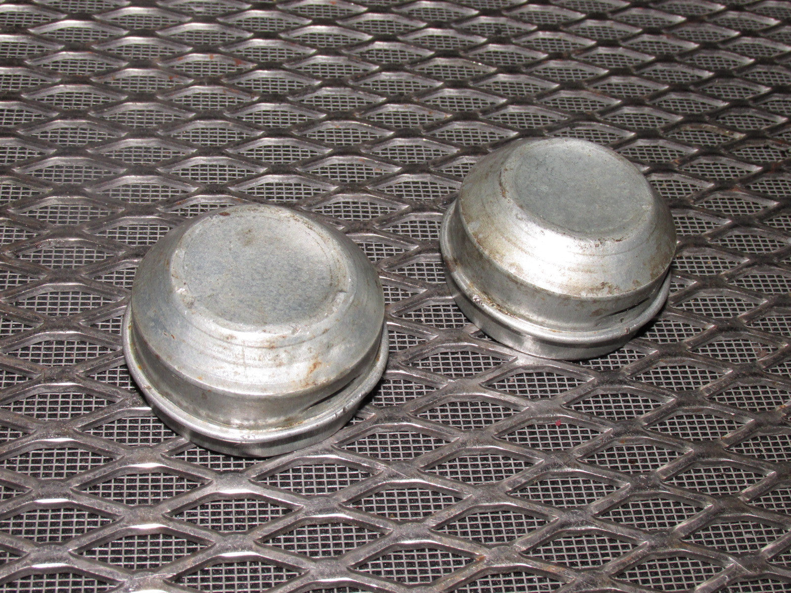 84 85 Mazda RX7 OEM Front Wheel Hub Center Cap - Set