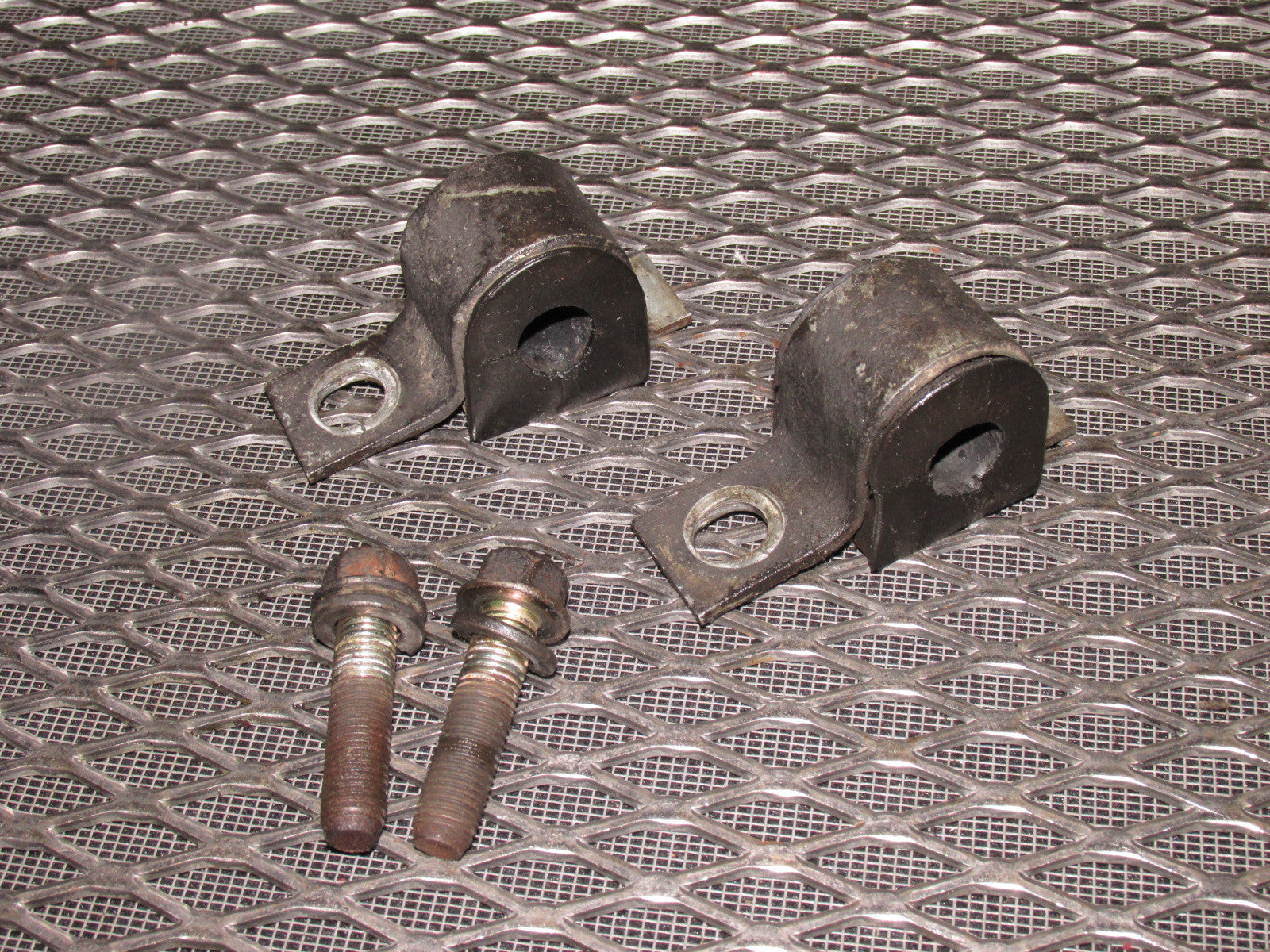 84 85 Mazda RX7 OEM Rear Stabilizer Mount Set