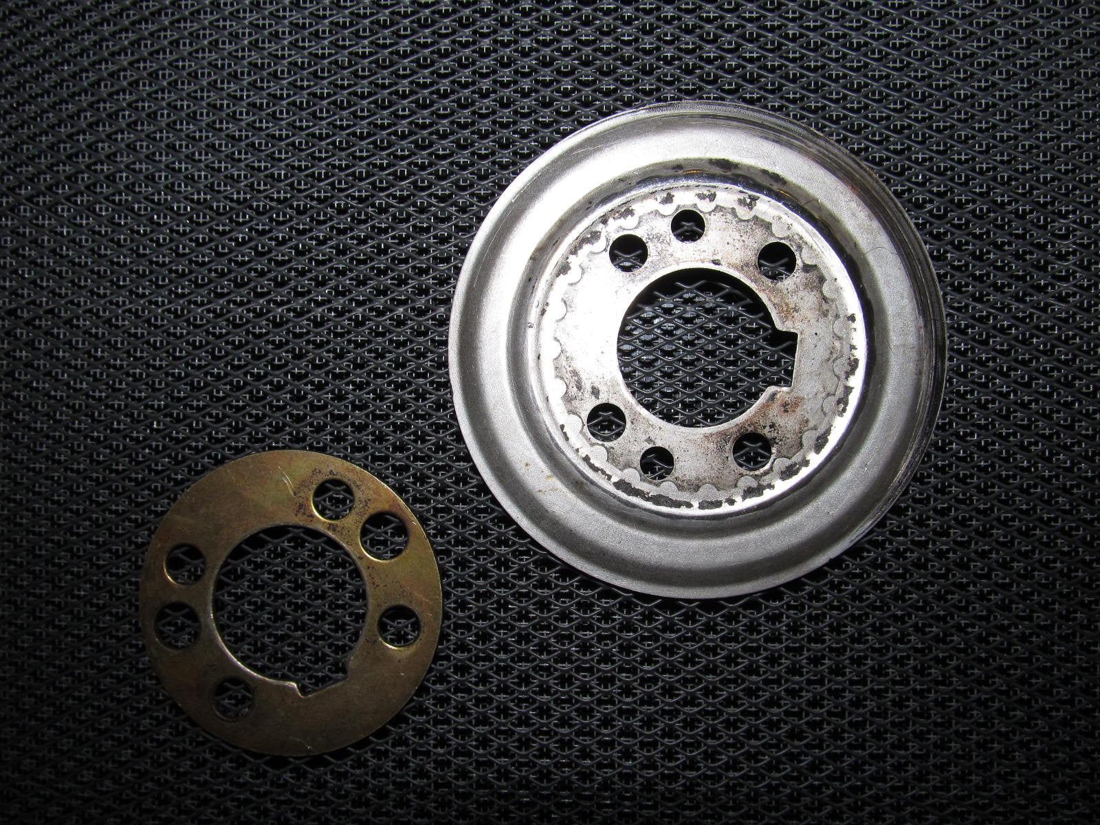 90 91 Mazda Miata OEM Crankshaft Pulley Backing Plate