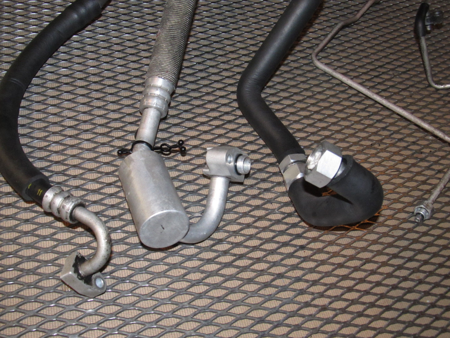91 92 93 94 Nissan 240SX OEM A/C Fitting Hose Line Set