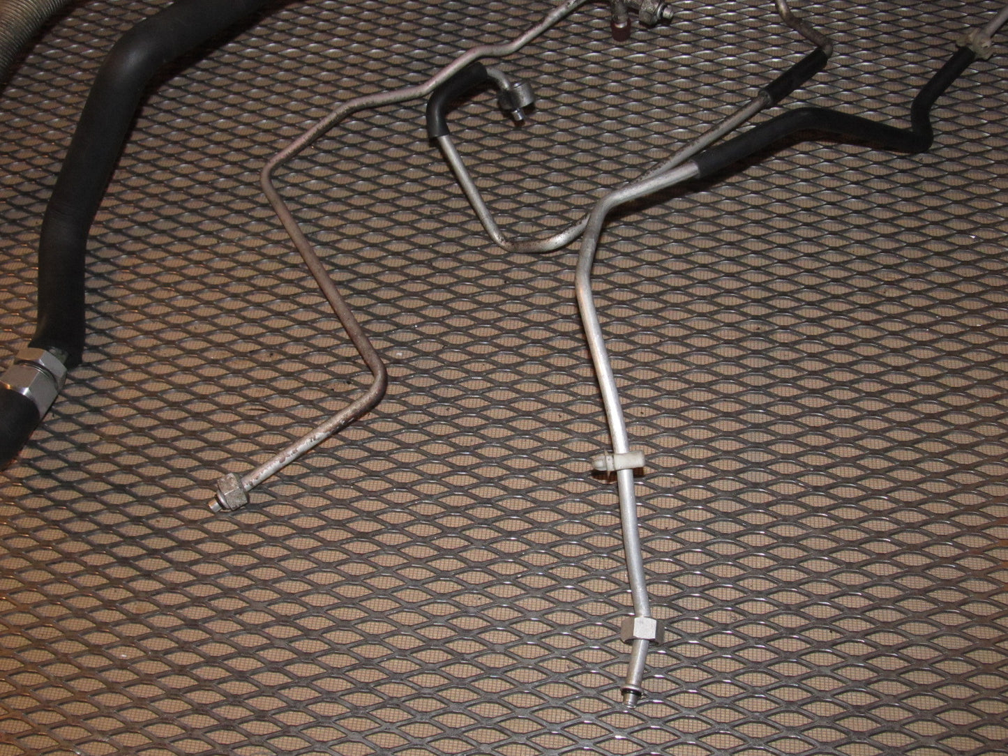 91 92 93 94 Nissan 240SX OEM A/C Fitting Hose Line Set