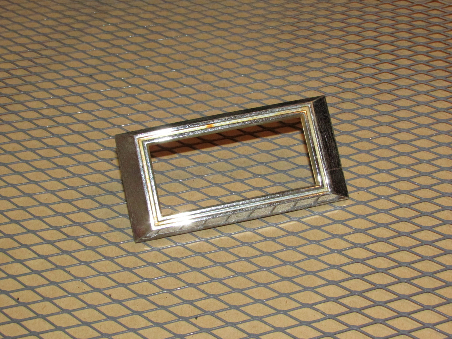 68 Chevrolet Camaro OEM Rear Front Side Marker Light Lamp Mounting Chrome Bezel