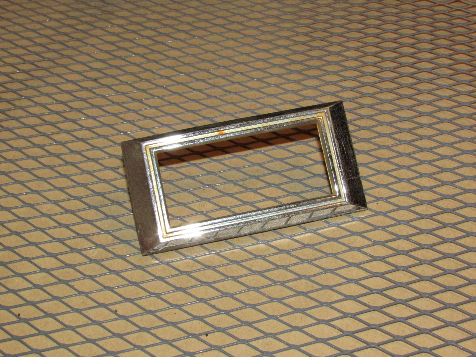 68 Chevrolet Camaro OEM Rear Front Side Marker Light Lamp Mounting Chrome Bezel