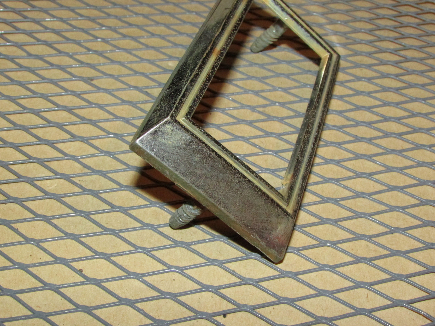 68 Chevrolet Camaro OEM Rear Front Side Marker Light Lamp Mounting Chrome Bezel