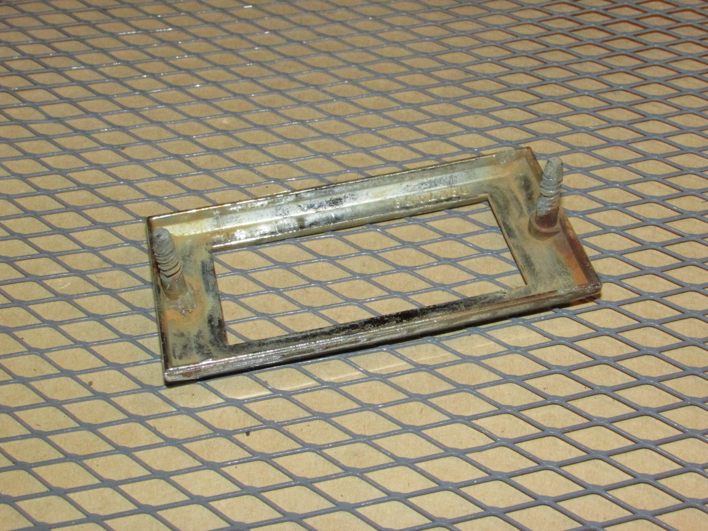 68 Chevrolet Camaro OEM Rear Front Side Marker Light Lamp Mounting Chrome Bezel