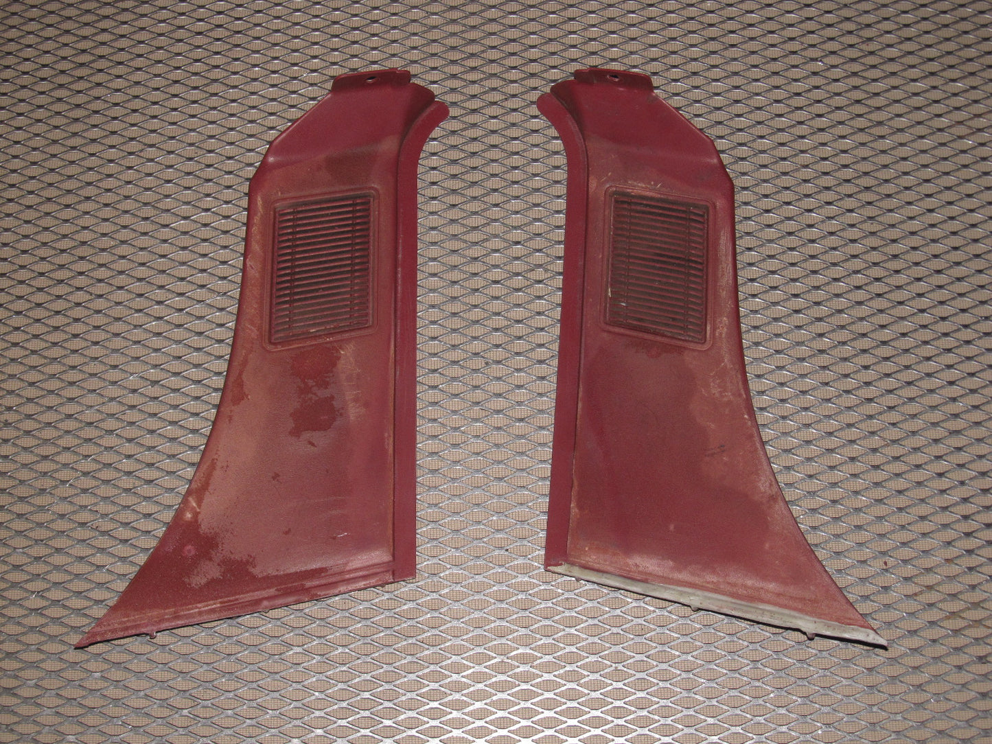 79 80 Datsun 280zx OEM 2+0 Rear Speaker Cover Quarter Panel Cover