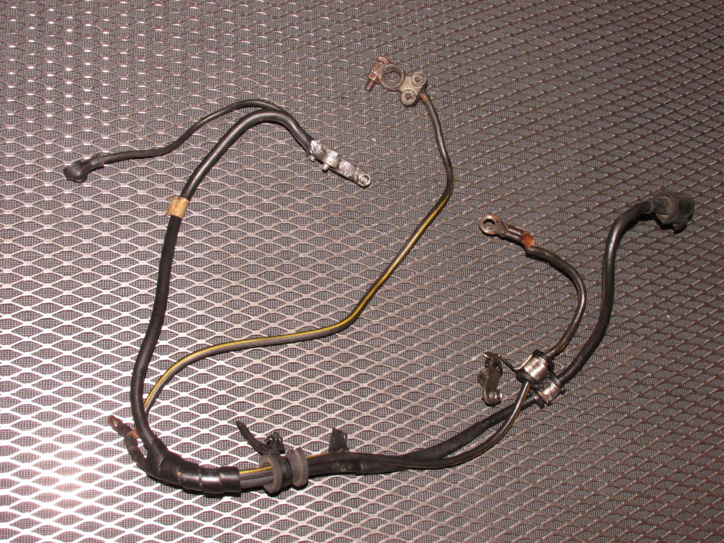 84 85 Mazda RX7 OEM Battery & Starter Cable - 12A