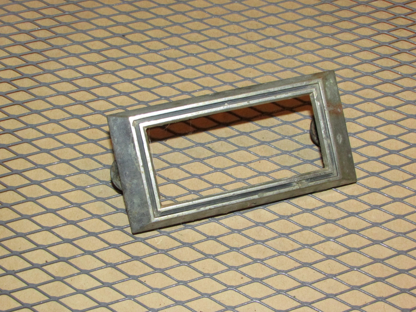 68 Chevrolet Camaro OEM Rear Front Side Marker Light Lamp Mounting Chrome Bezel