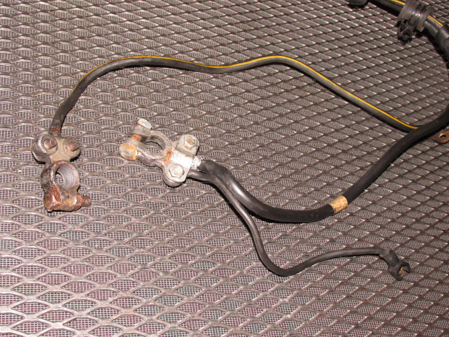 84 85 Mazda RX7 OEM Battery & Starter Cable - 12A