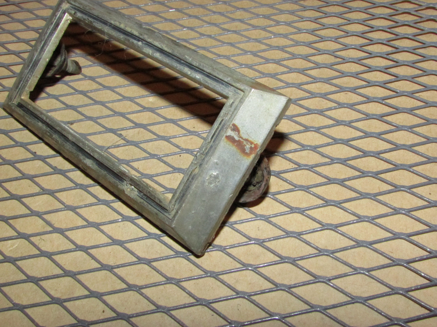 68 Chevrolet Camaro OEM Rear Front Side Marker Light Lamp Mounting Chrome Bezel