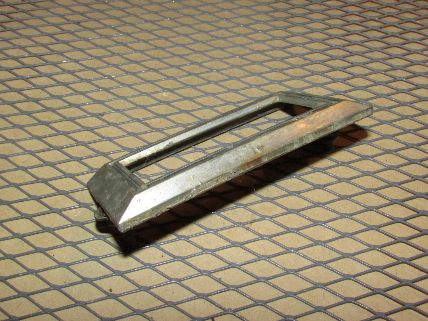 68 Chevrolet Camaro OEM Rear Front Side Marker Light Lamp Mounting Chrome Bezel