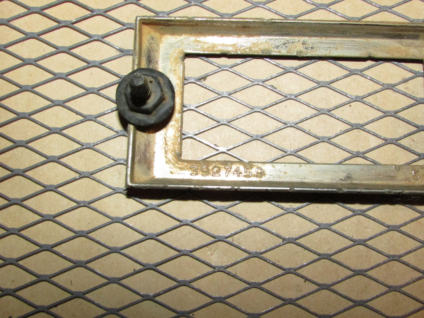 68 Chevrolet Camaro OEM Rear Front Side Marker Light Lamp Mounting Chrome Bezel