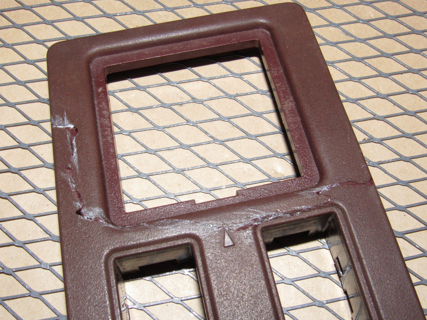 84 85 Mazda RX7 OEM Center Console Window Balance Fade Switch Bezel Trim Cover