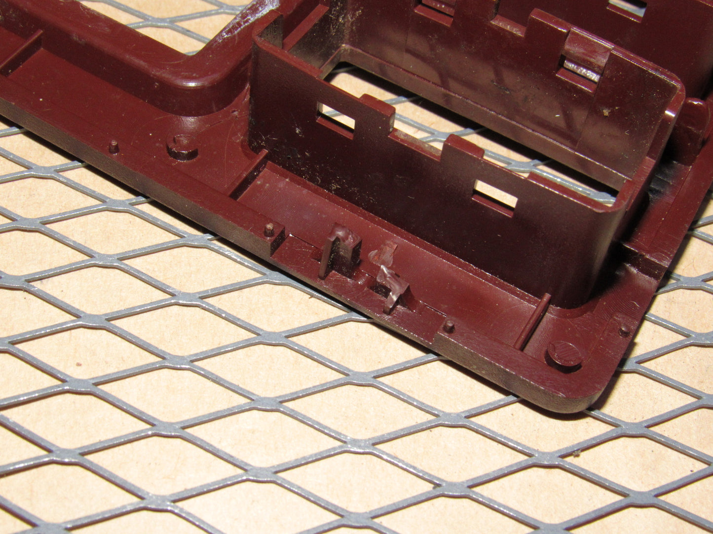 84 85 Mazda RX7 OEM Center Console Window Balance Fade Switch Bezel Trim Cover