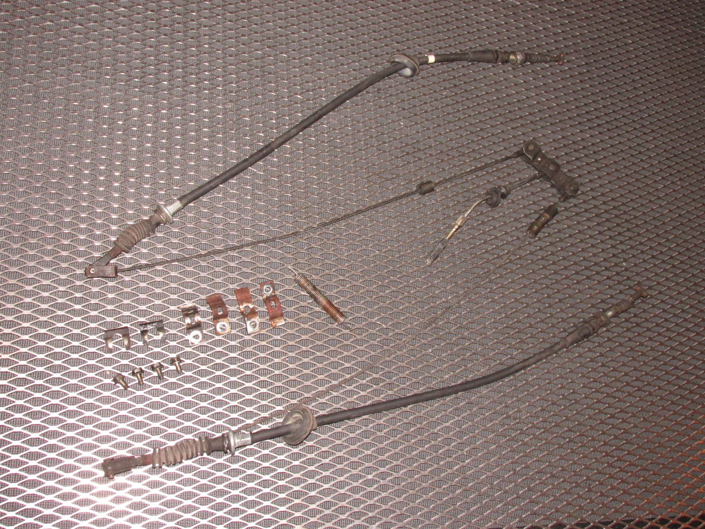 84 85 Mazda RX7 OEM Parking Brake Cable Set