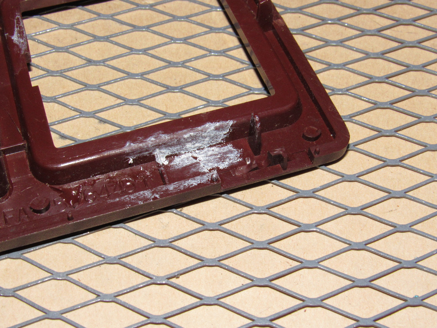 84 85 Mazda RX7 OEM Center Console Window Balance Fade Switch Bezel Trim Cover