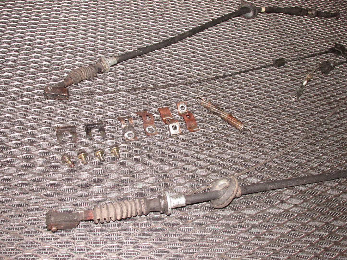 84 85 Mazda RX7 OEM Parking Brake Cable Set