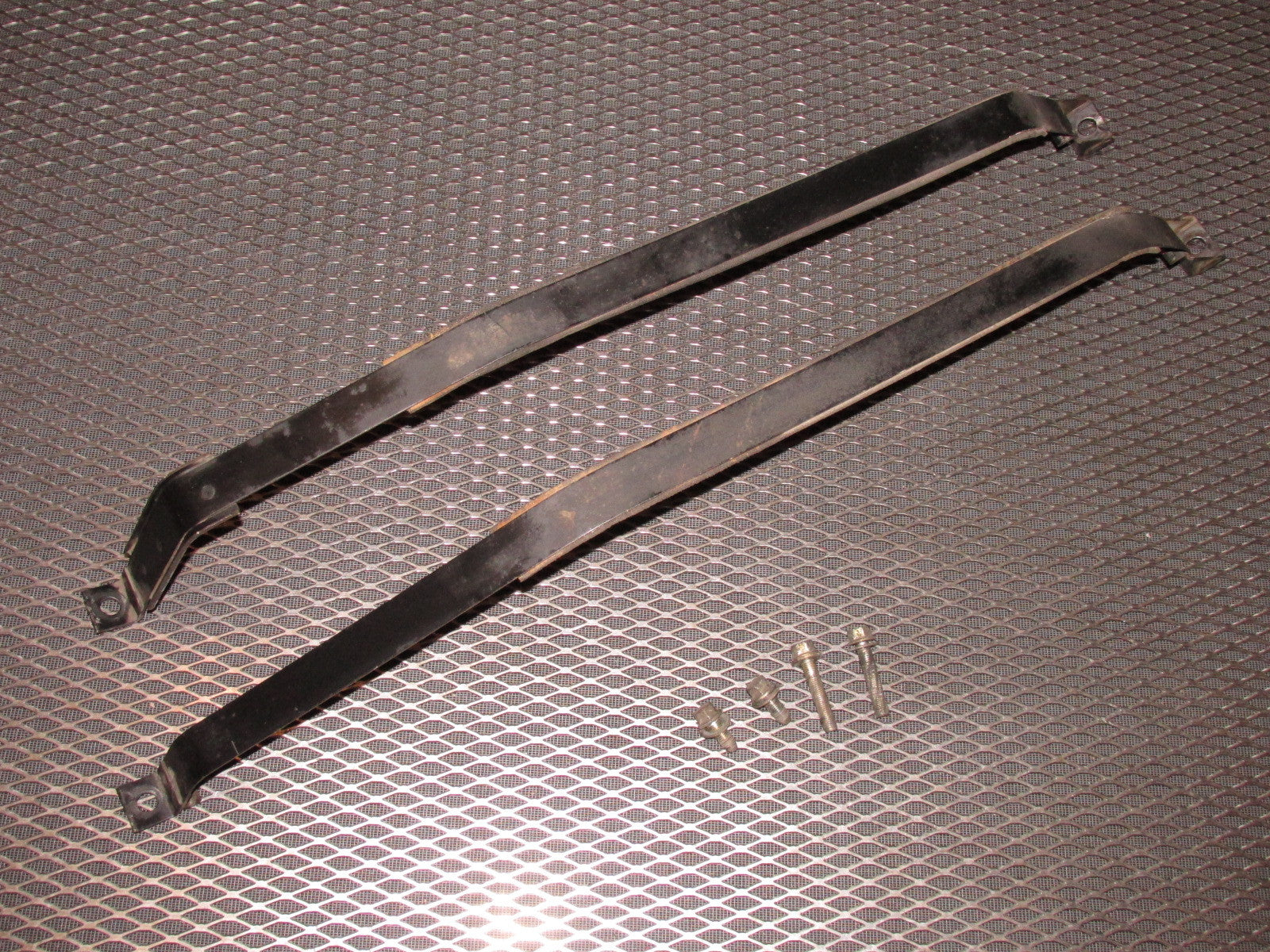 84 85 Mazda RX7 OEM Gas Tank Strapping Set