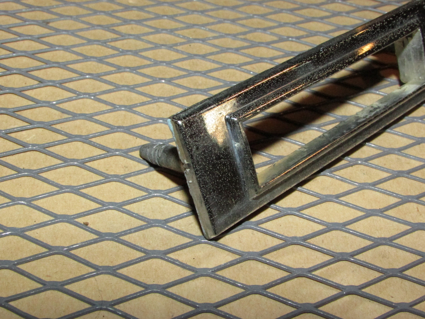 69 Chevrolet Camaro OEM Front Rear Side Marker Light Lamp Chrome Mounting Bezel