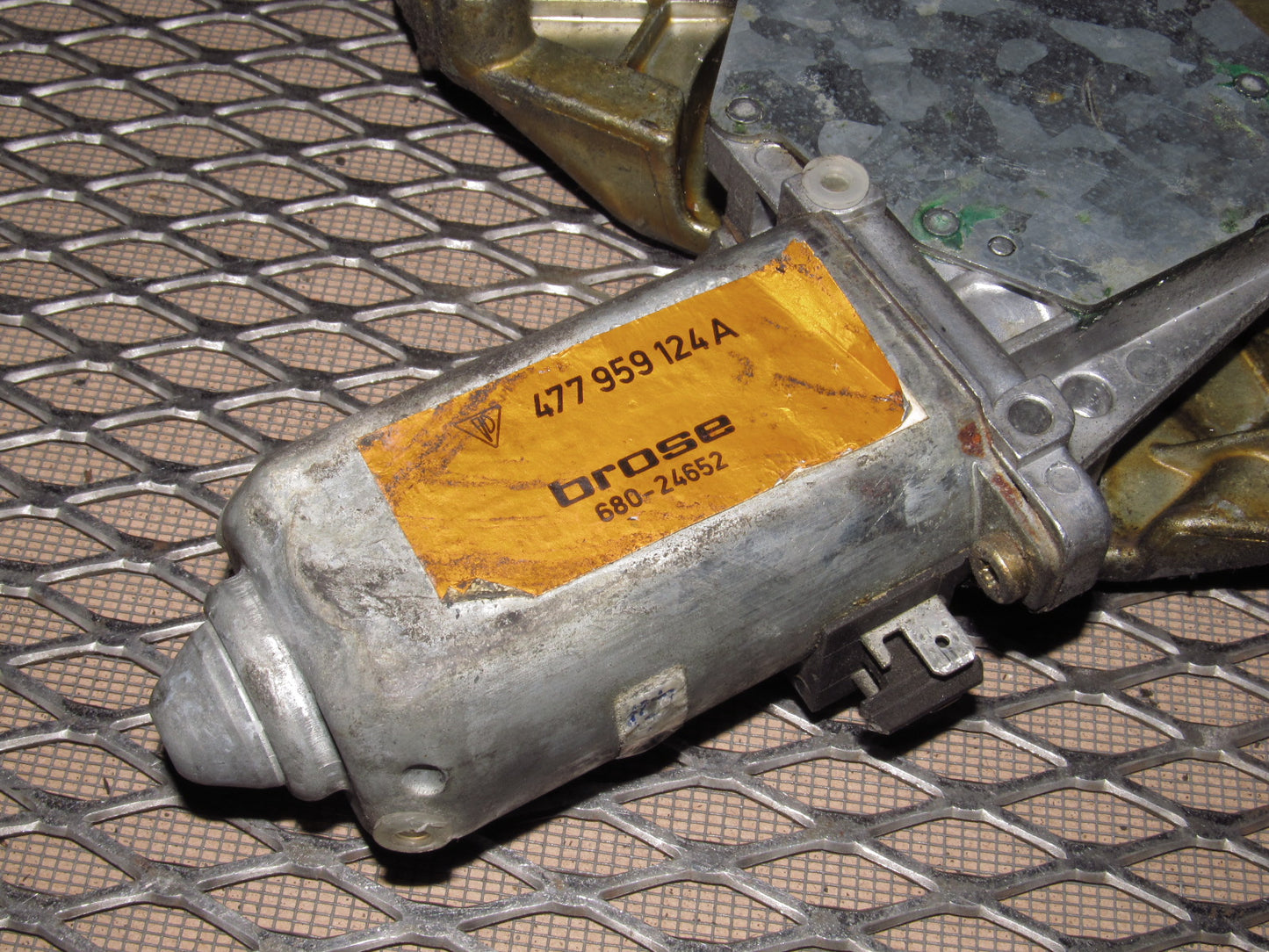 83-85 Porsche 944 OEM Window Regulator With Motor - Right