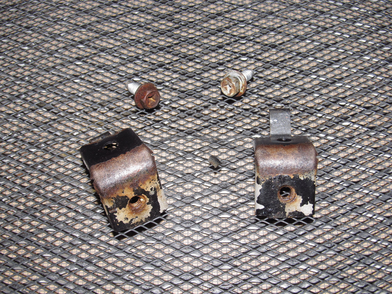 90-96 Nissan 300zx OEM Front License Plate Bracket - Set