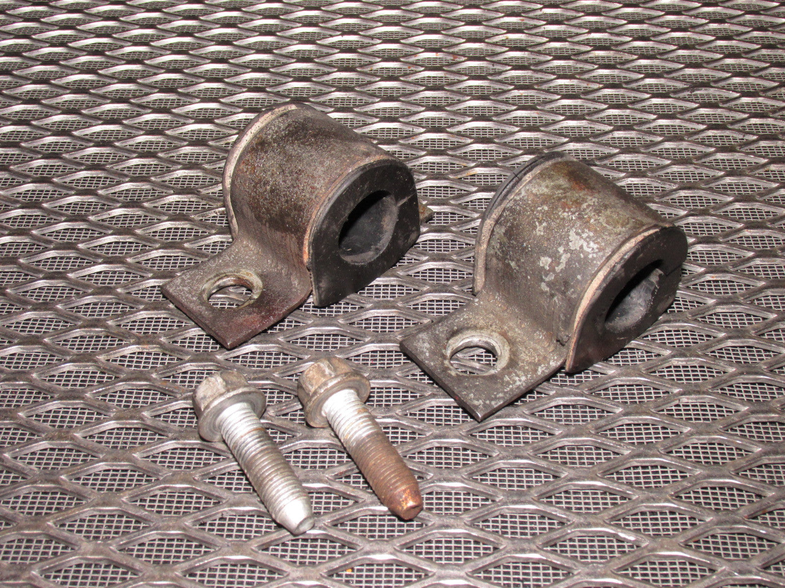 84 85 Mazda RX7 OEM Front Stabilizer Mount - Set