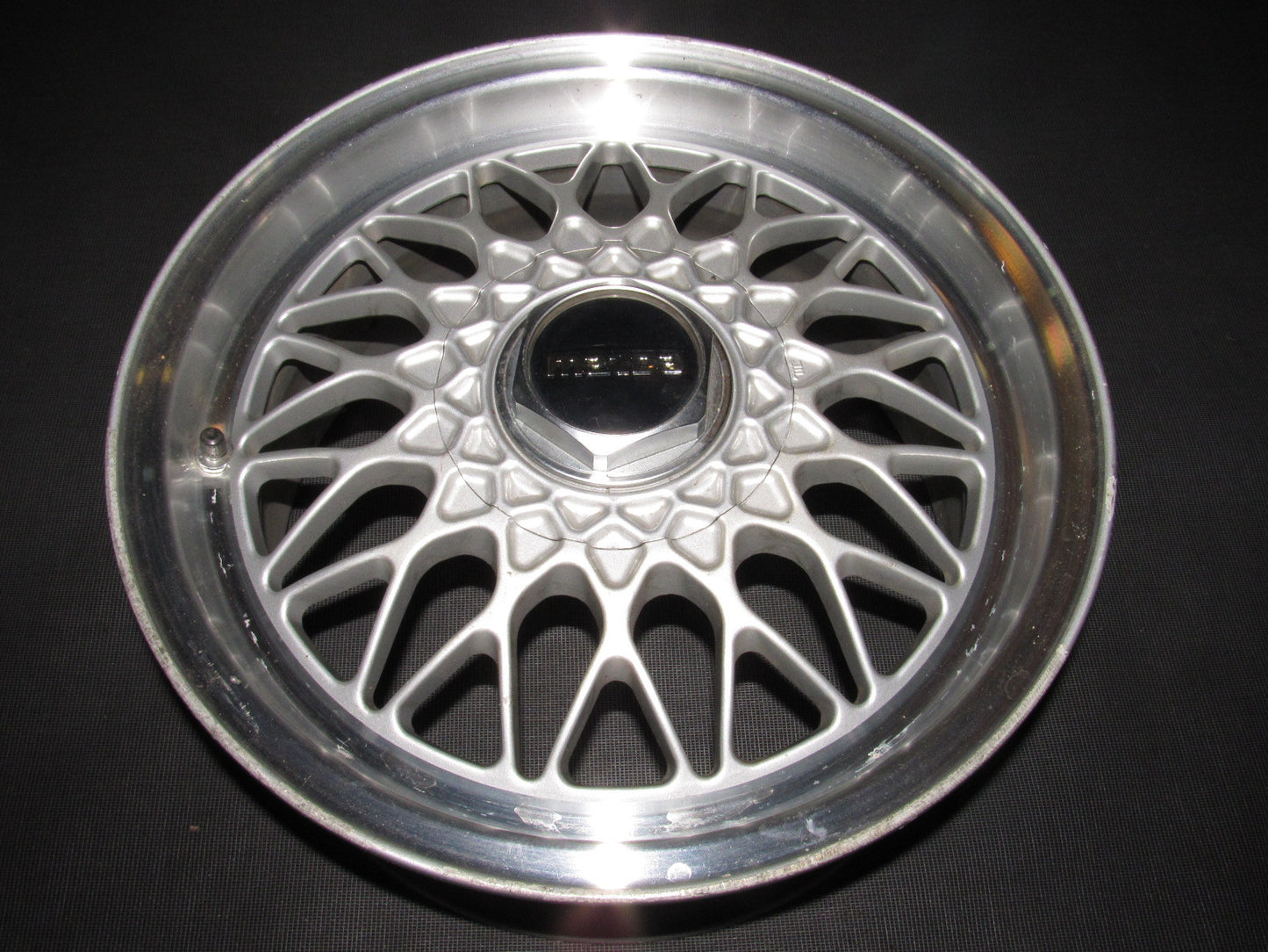89 90 91 92 Mazda RX7 OEM BBS Wheel & Center Cap - 15 Inch