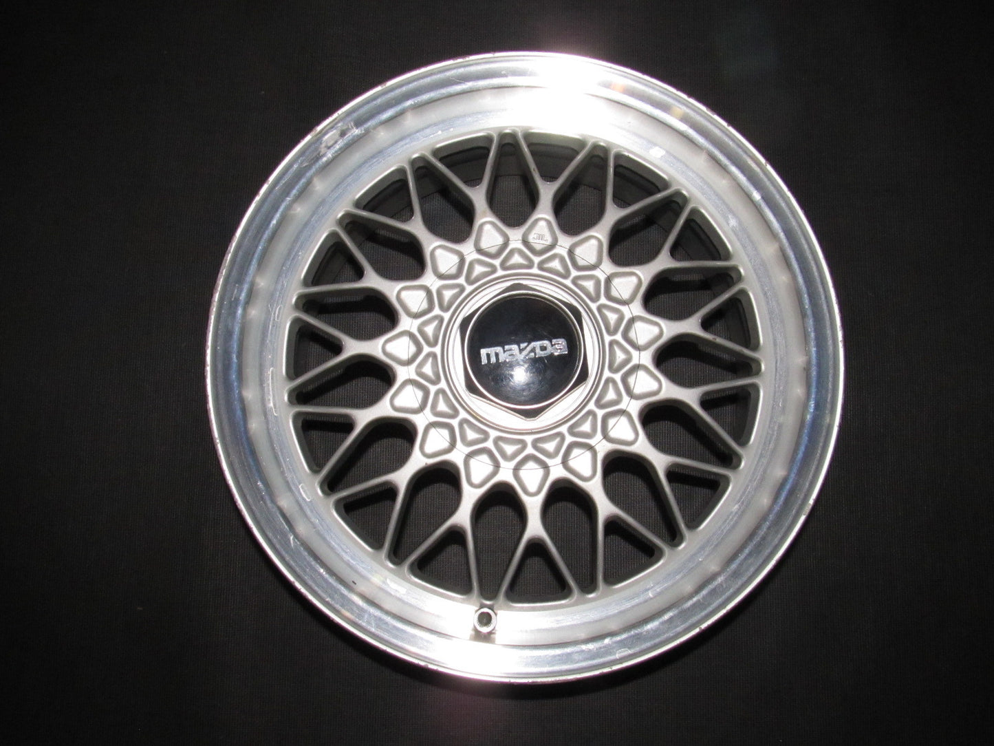 89 90 91 92 Mazda RX7 OEM BBS Wheel & Center Cap - 15 Inch