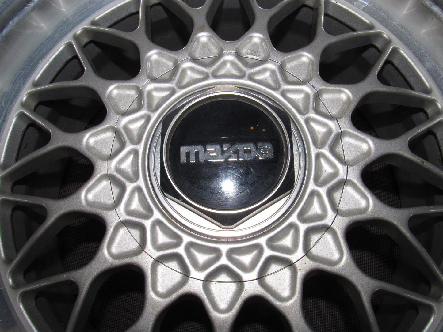 89 90 91 92 Mazda RX7 OEM BBS Wheel & Center Cap - 15 Inch