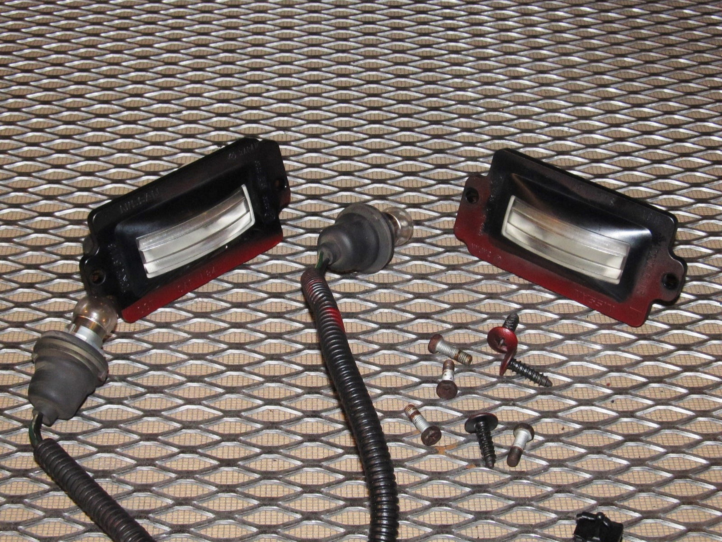 91 92 93 94 Nissan 240SX OEM Rear License Plate Light Lamp