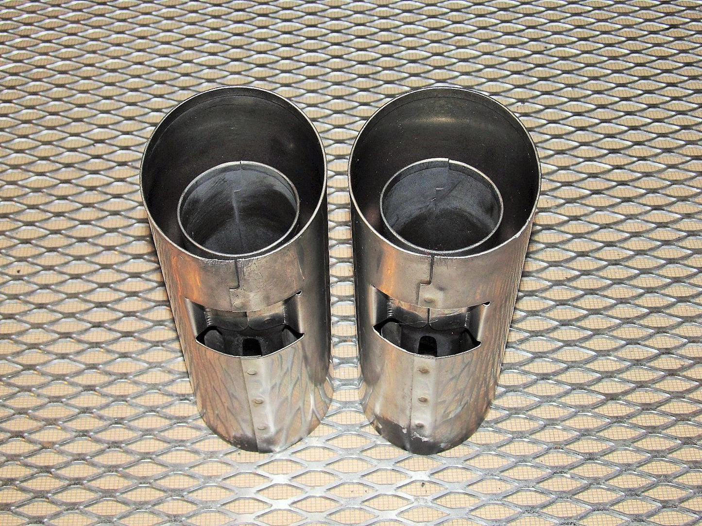 91 92 93 94 Nissan 240SX OEM Muffler Tip Set