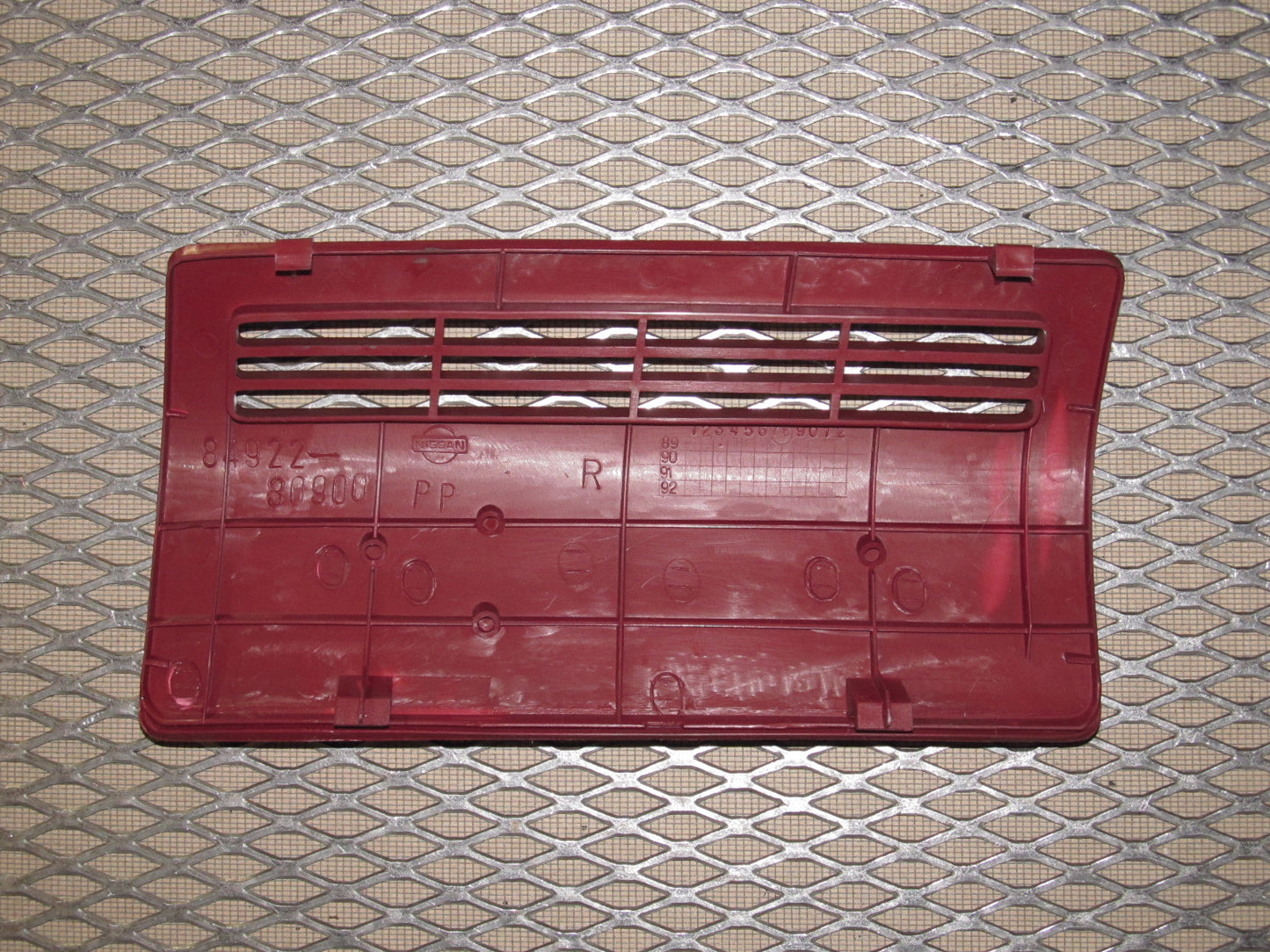 90 91 92 93 94 95 96 Nissan 300zx Trunk Tail Light Cover Panel - Right