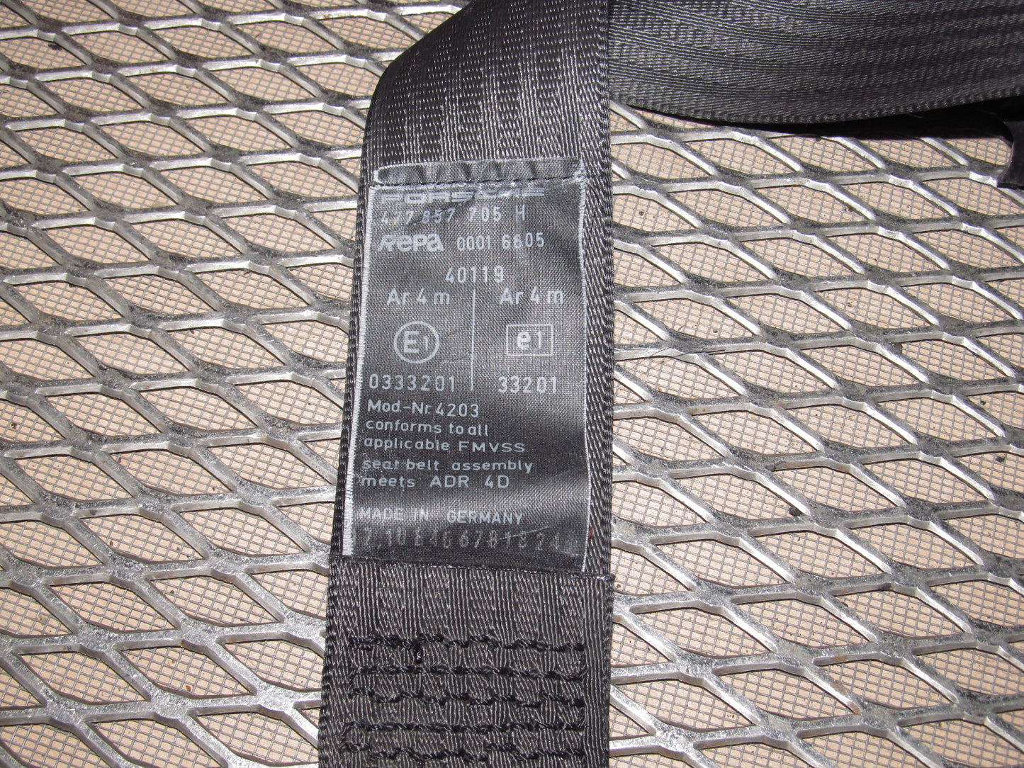 83-85 Porsche 944 OEM Front Seat Belt - Left