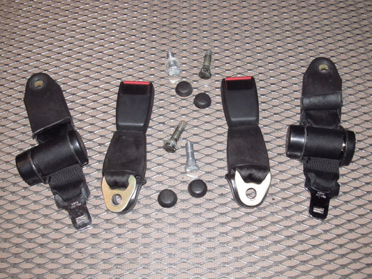 83-85 Porsche 944 OEM Rear Seat Belt & Buckle - Set