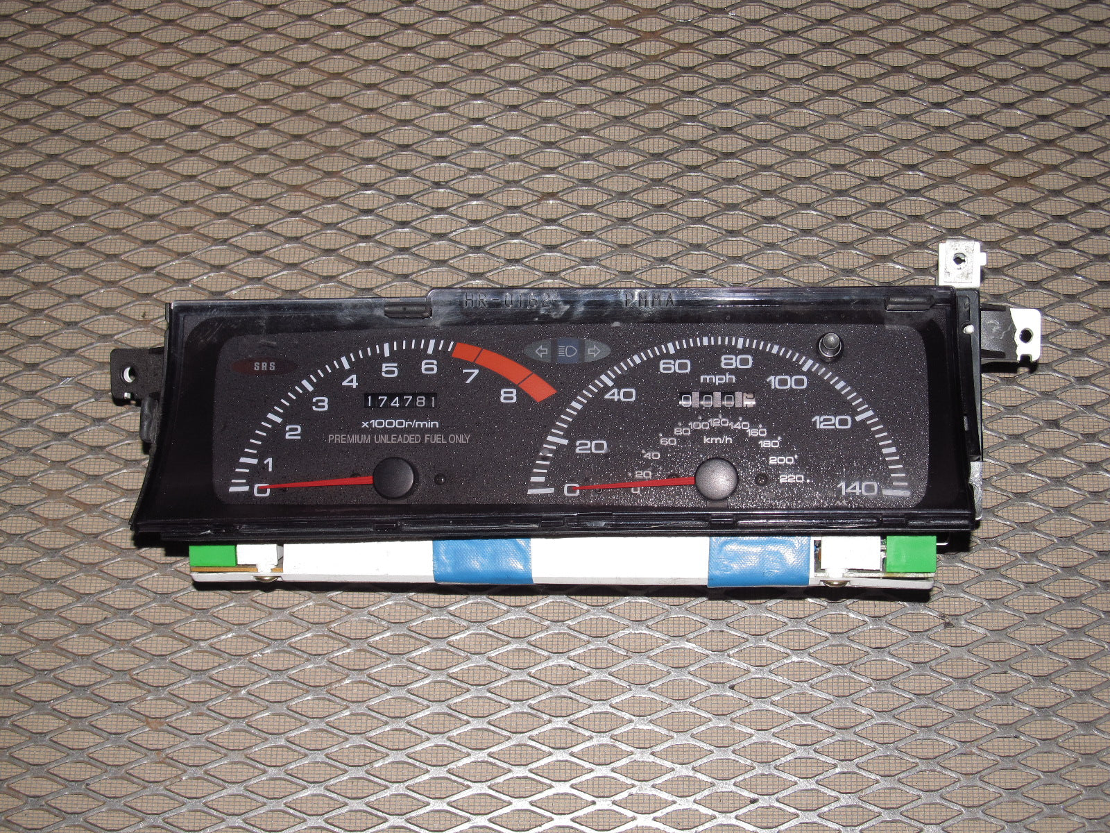 92 92 94 95 96 Honda Prelude OEM Speedometer Instrument Cluster - H23 M/T
