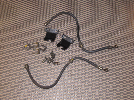 91 92 93 94 Nissan 240SX OEM Front Brake Hose & Bracket