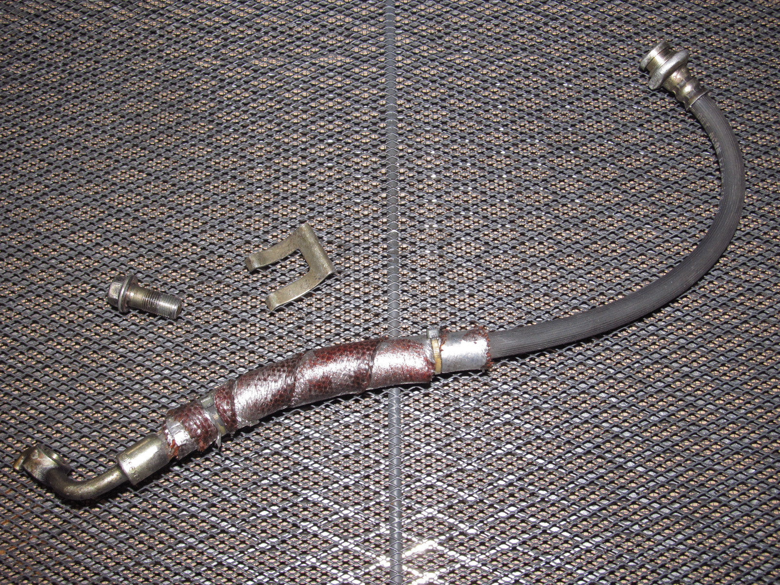 90-96 Nissan 300zx OEM Clutch Slave Cylinder Hose Line - Twin