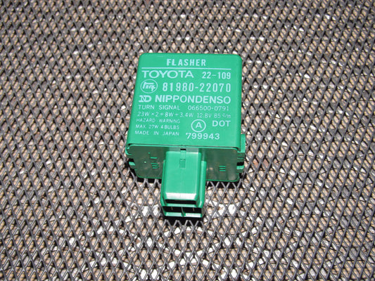 85 86 Toyota MR2 OEM Turn Signal Flasher Relay - 81980-22070