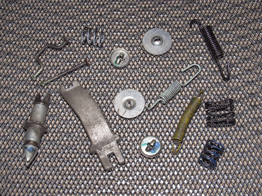 89 90 91 92 Toyota Supra OEM Rear Drum Brake Hardware - Left