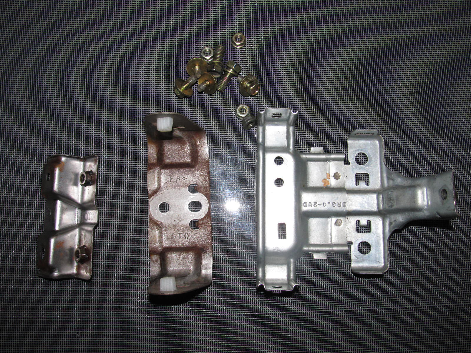 94-01 Acura Integra OEM Console Mounting Bracket - 3 pieces