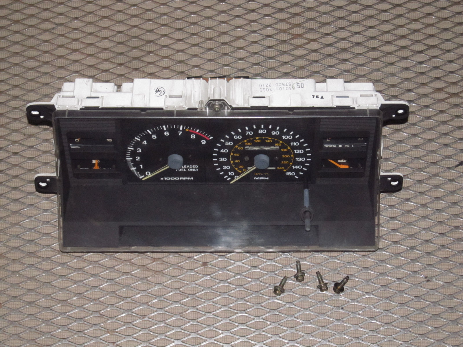 85 86 Toyota MR2 OEM Speedometer Instrument Cluster - M/T