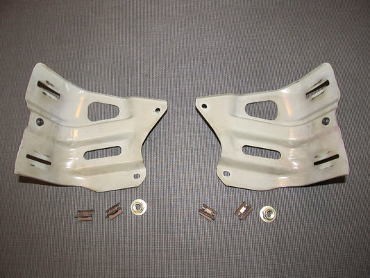 87 88 89 Toyota MR2 OEM Rear Bumper Reinforcement Bracket Set