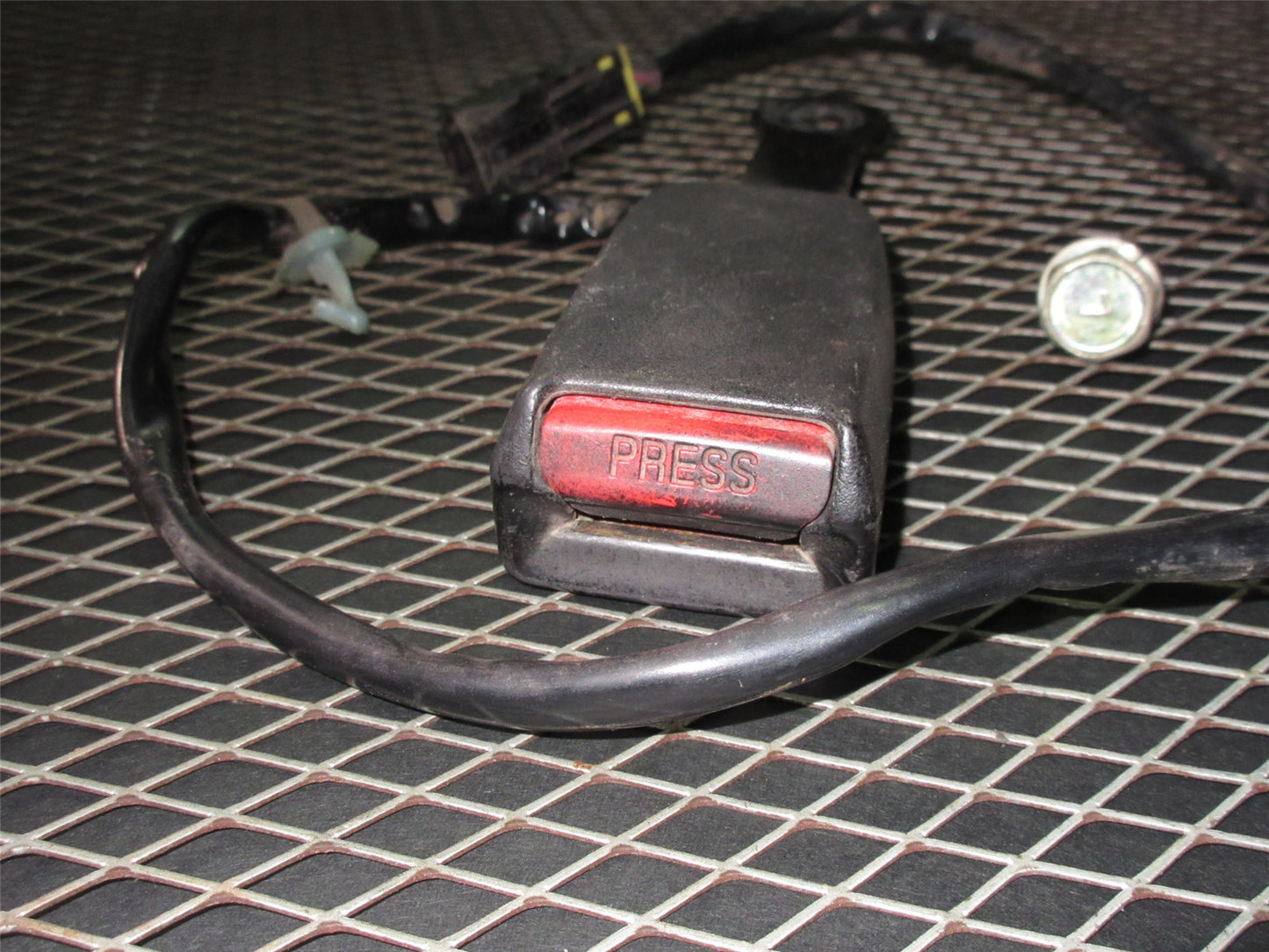 94 95 96 97 Mitsubishi 3000GT OEM Front Seat Belt Buckle - Left