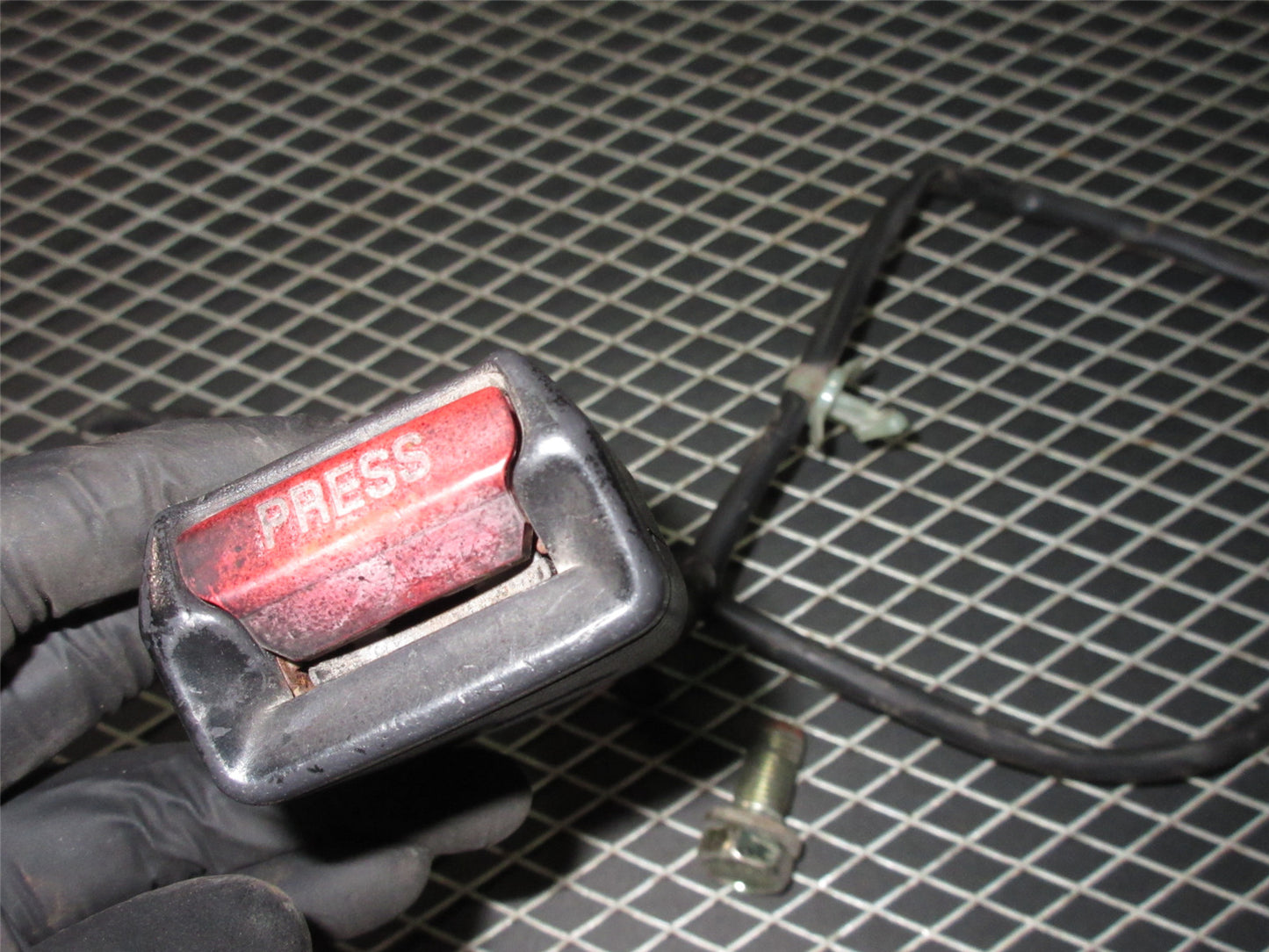 94 95 96 97 Mitsubishi 3000GT OEM Front Seat Belt Buckle - Right