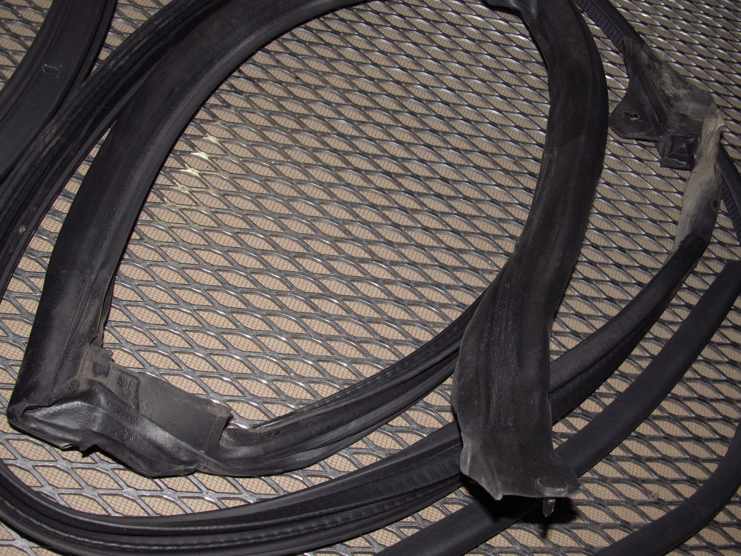 90-96 Nissan 300zx OEM Interior Door Belt Line Moulding & Weather Stripping
