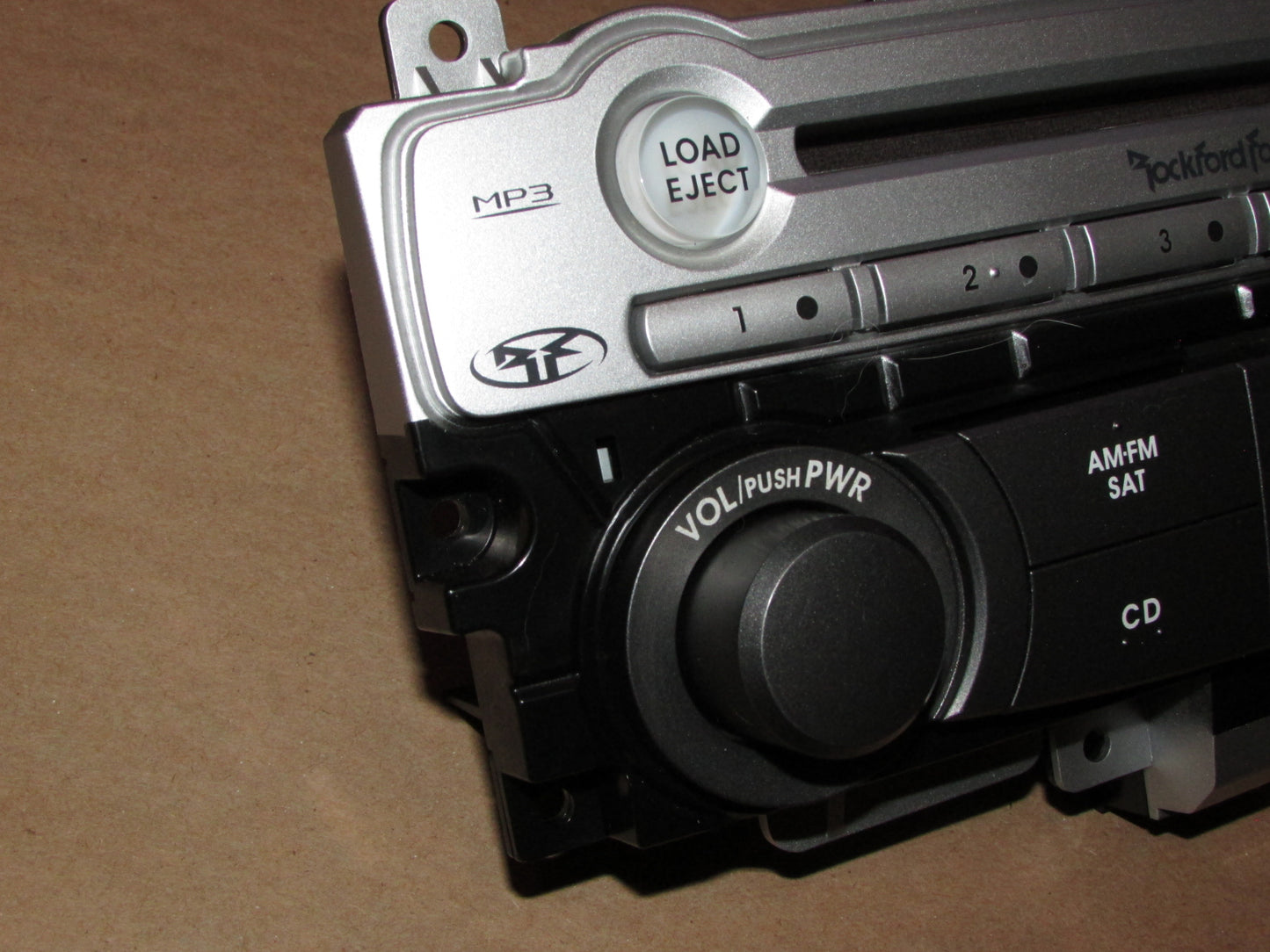 06-11 Mitsubishi Eclipse OEM Stereo Radio 6 Disc Changer Front Control Panel