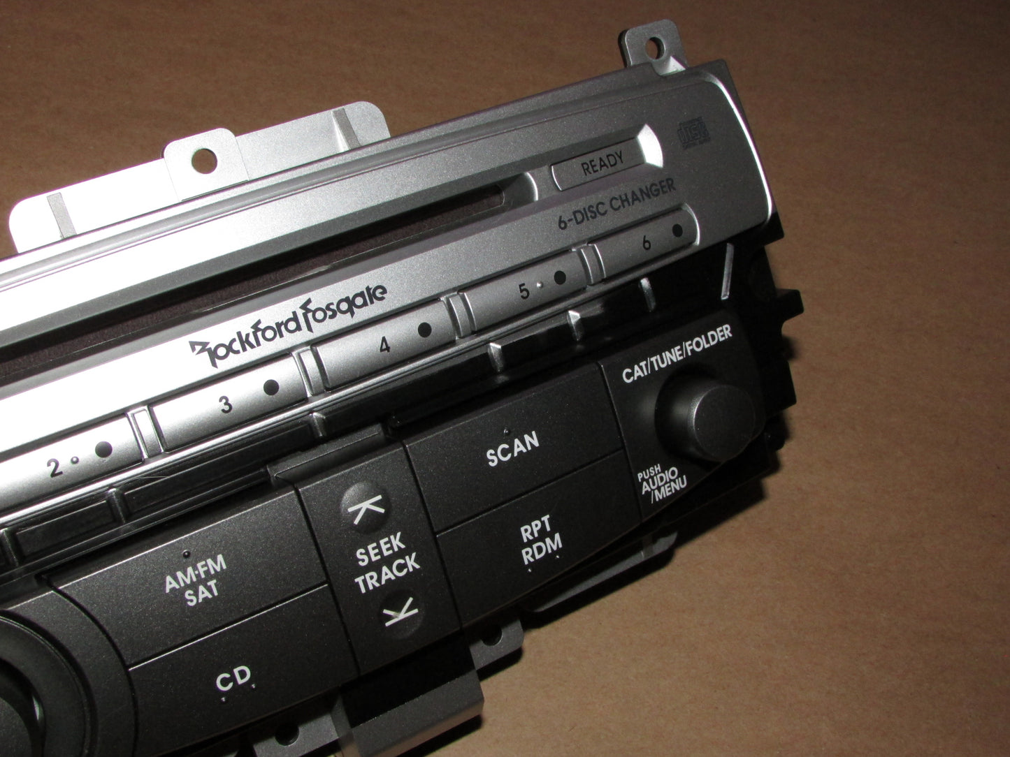 06-11 Mitsubishi Eclipse OEM Stereo Radio 6 Disc Changer Front Control Panel