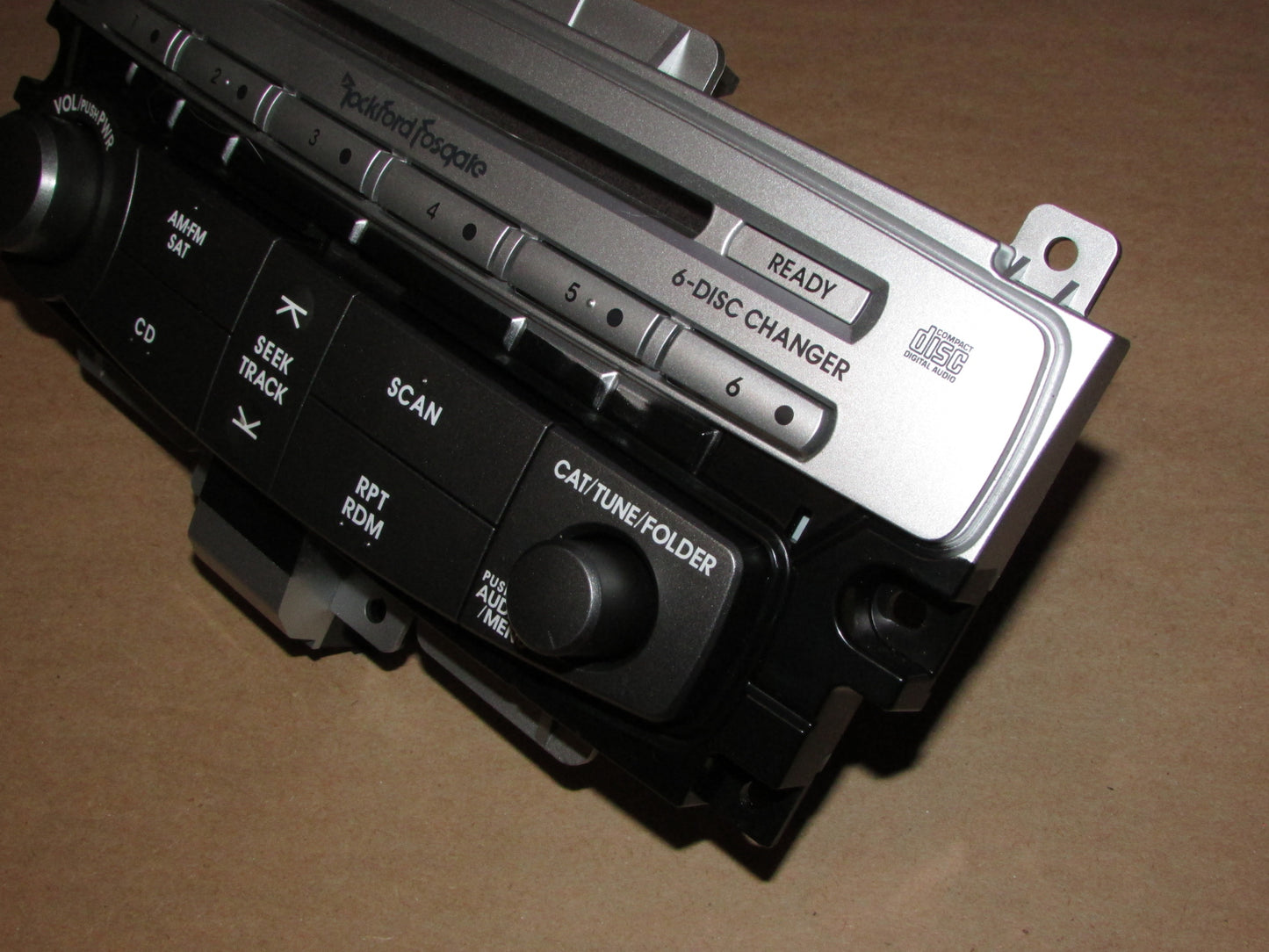 06-11 Mitsubishi Eclipse OEM Stereo Radio 6 Disc Changer Front Control Panel