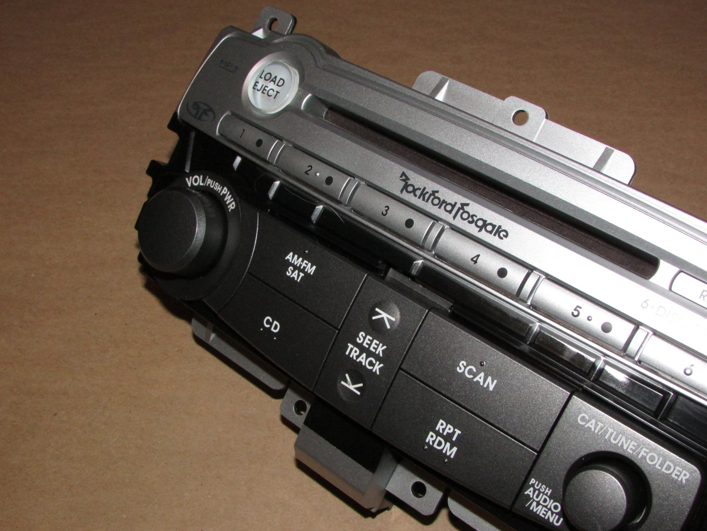 06-11 Mitsubishi Eclipse OEM Stereo Radio 6 Disc Changer Front Control Panel