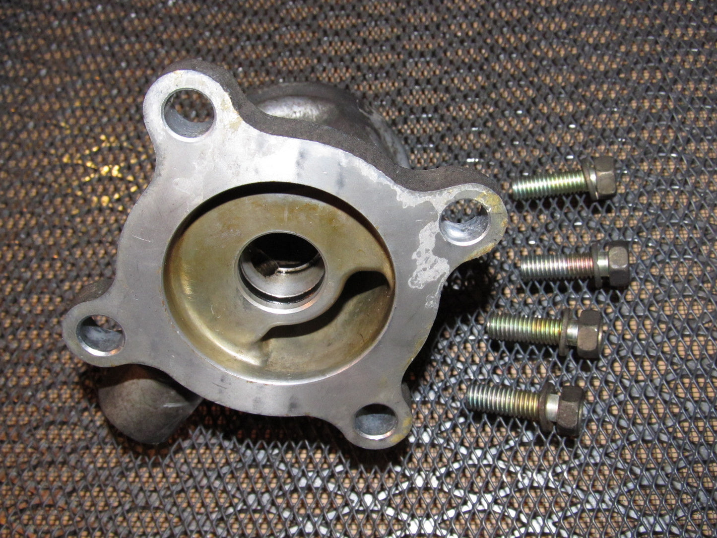 91 92 93 94 Nissan 240SX OEM Engine Oil Filter Adapter Block